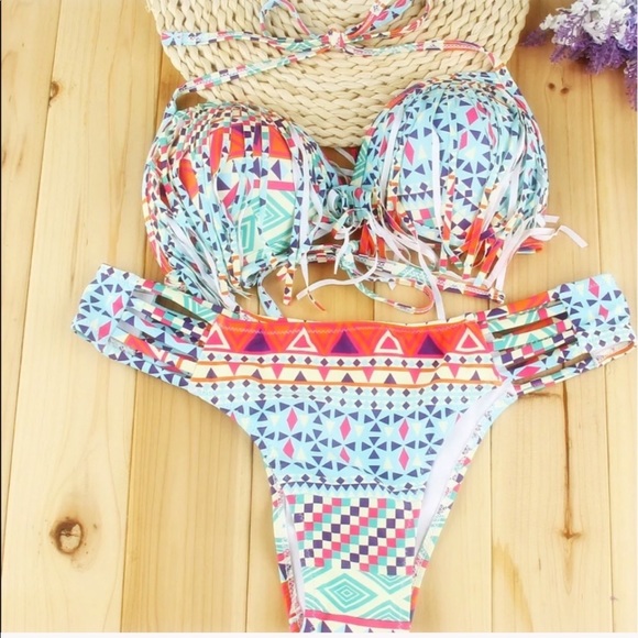 Private Label Other - Sz - M/L Two Piece Design Fringes